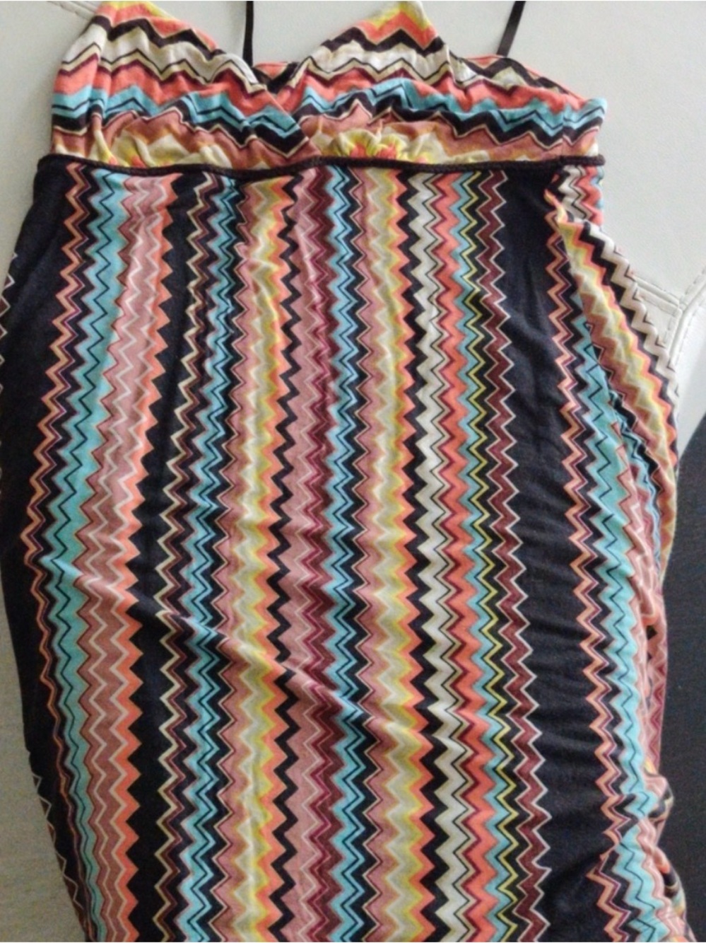 Missoni Multi-Color Zigzag MIDI Dress
